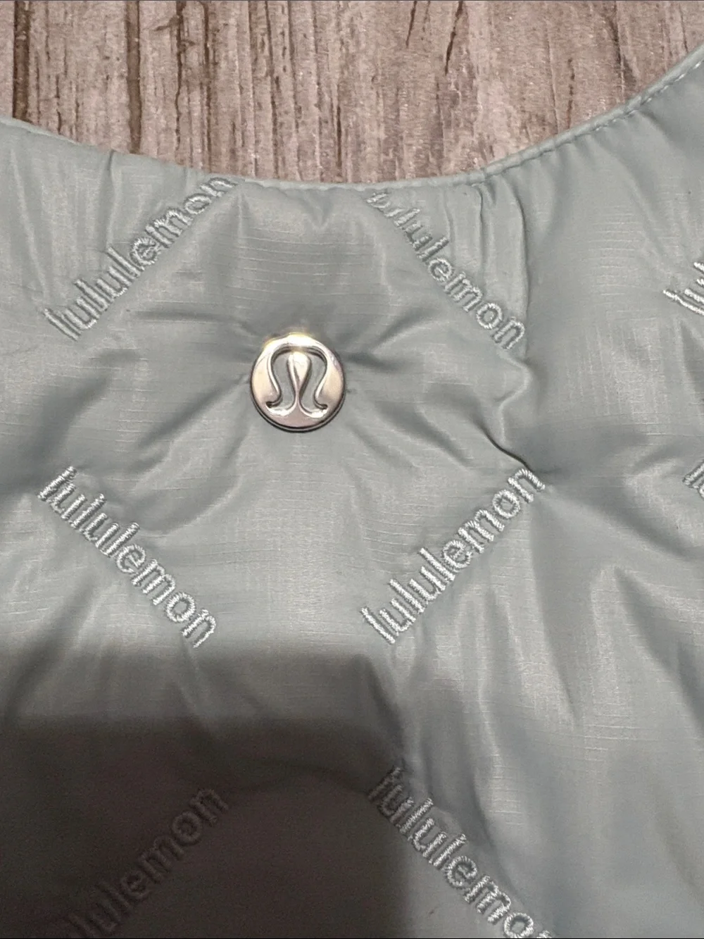 lululemon athletica Quilted Sage Green Hobo Bag